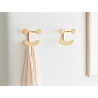 Happy Hook Hook Brass