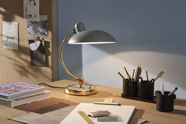 Lampa Stołowa Kaiser Idell 6631 Luxus, Matowy Szary