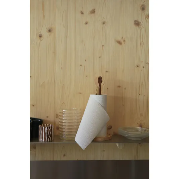 Skagerak Norr Paper Roll Holder Holder Oak wood/Leather