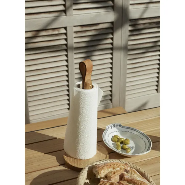 Skagerak Norr Paper Roll Holder Holder Oak wood/Leather