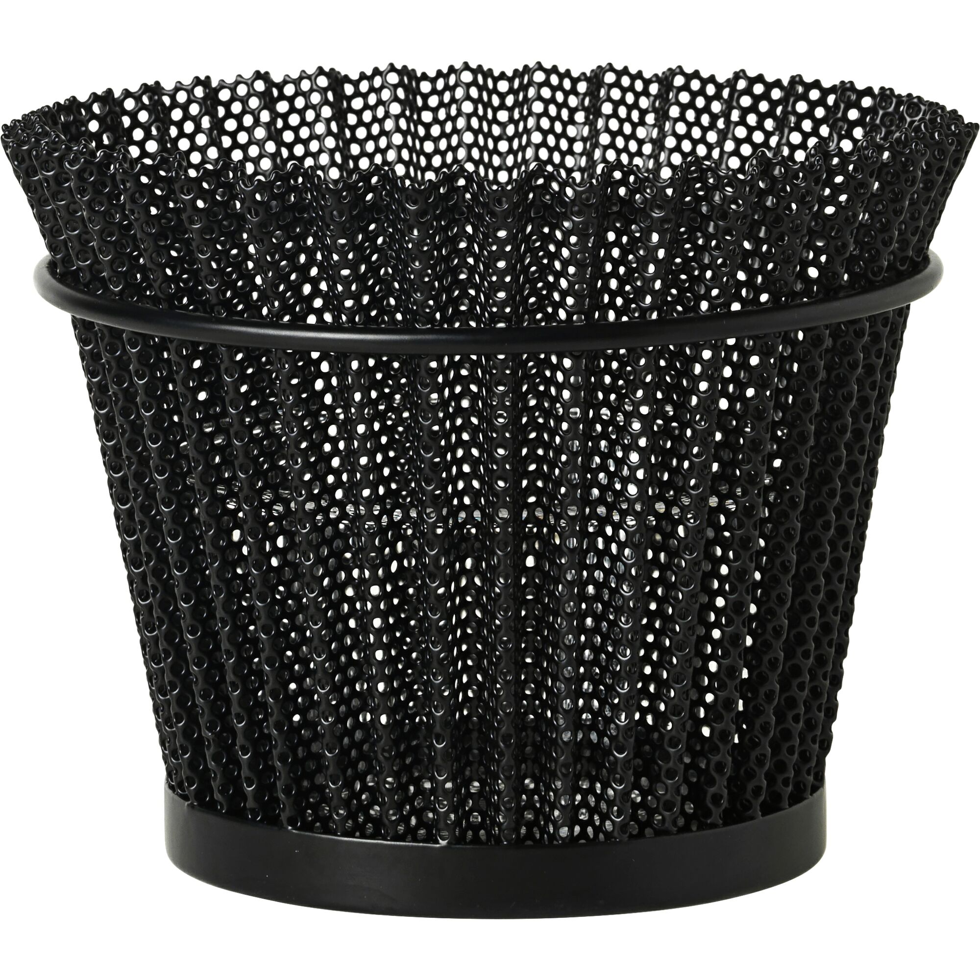 Matégot Pot à Fleurs Ø15 cm Noir Doux