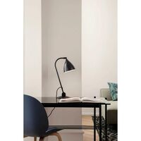 TS Skrivebord 120 x 60 cm med Sort Base og Sort Marmorplate