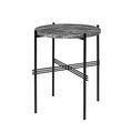 Gray marble and black base