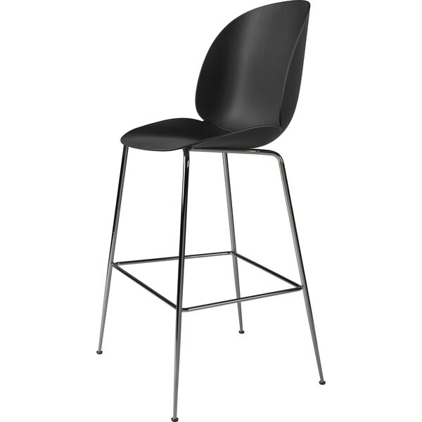 Beetle Barkrakk H75 Konisk Base Sort Krom/Svart