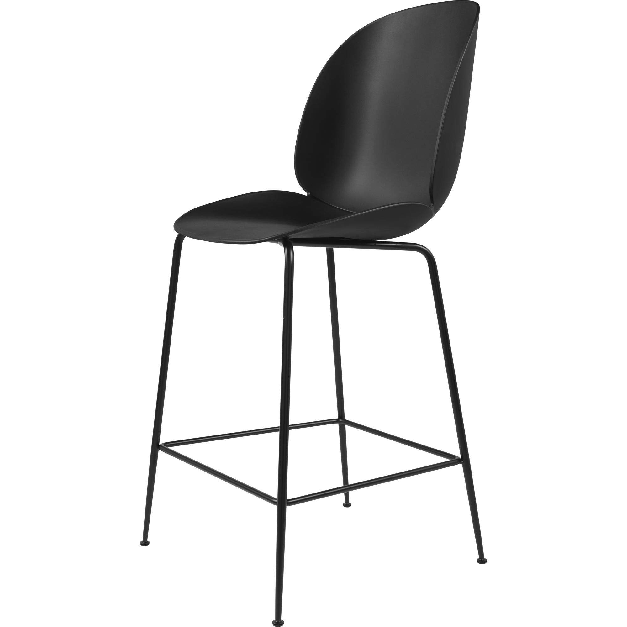 Beetle Barstol H65 Conic Base Mat Sort/Black