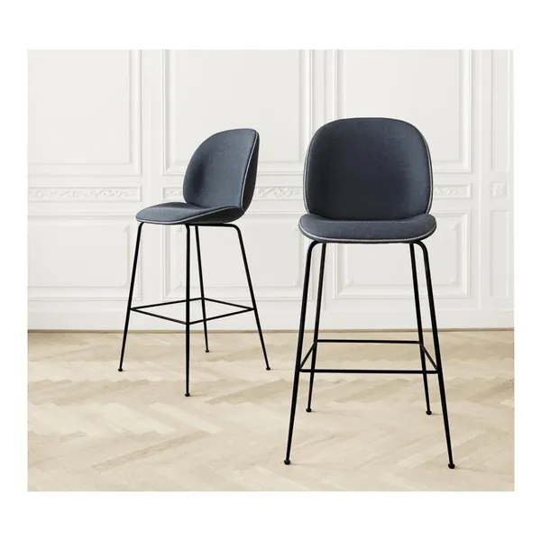 Sgabello da Bar Beetle H65 Nero/Nero