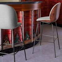 Sgabello da Bar Beetle H65 Nero/Nero