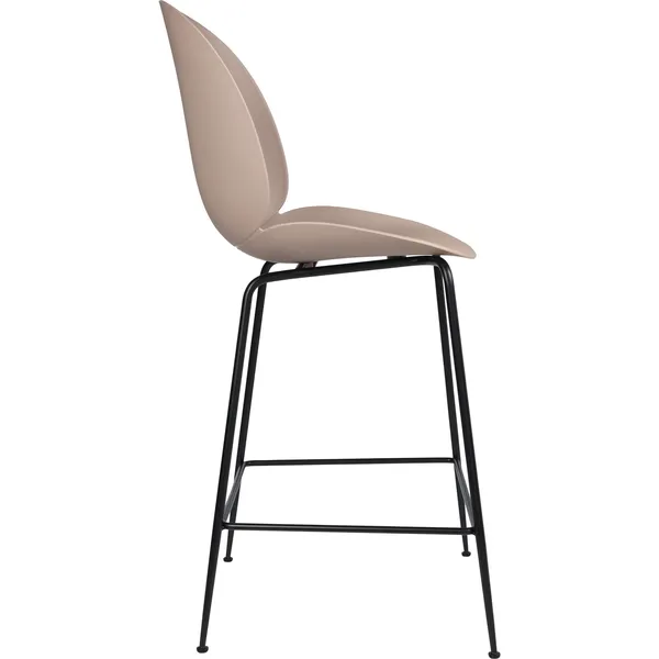 Beetle Barhocker H65 Matt/Schwarz