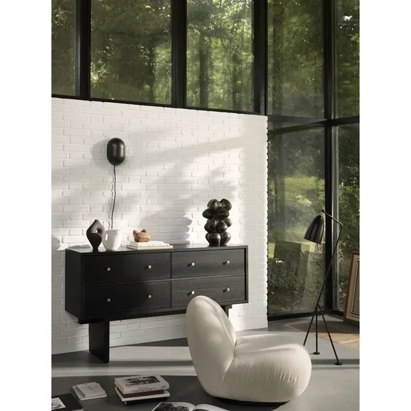 Pacha Sessel Mumble 10 mit Lampensockel in Perlgold