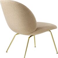 Beetle Sessel Around Bouclé 004 mit Beinen Aus Matt Messing