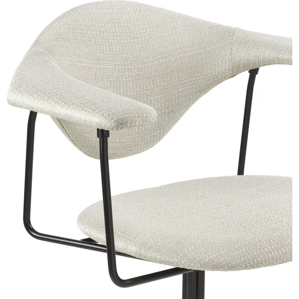 Masculo Kontorstol Polstret I Eero Special FR 106 Med Base I Sort Semi Mat