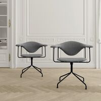 Masculo Kontorstol Polstret I Eero Special FR 106 Med Base I Sort Semi Mat