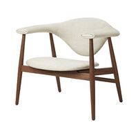 Sillón Masculo Tapizado En Eero Special FR 106 Con Patas En Nuez