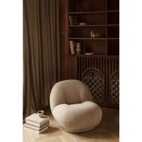 Pacha Fauteuil Dora Bouclé 0001 met Onderstel in Lampenvoet