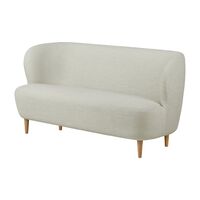Stay Sofa Upholstered In Bonito 091 with Legs In Semi Matt Lacquered Oak