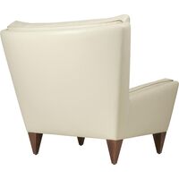 V11 Fauteuil Amerikaans Walnoot/ Crème Leer