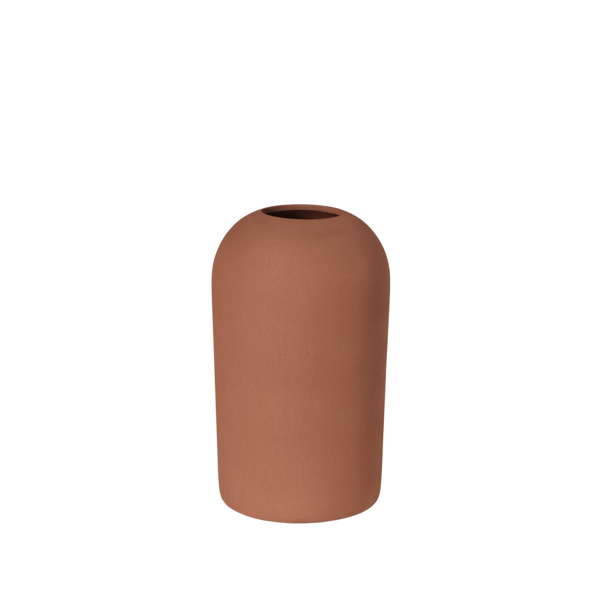 Vase Dôme , Taille Moyenne , Rouge