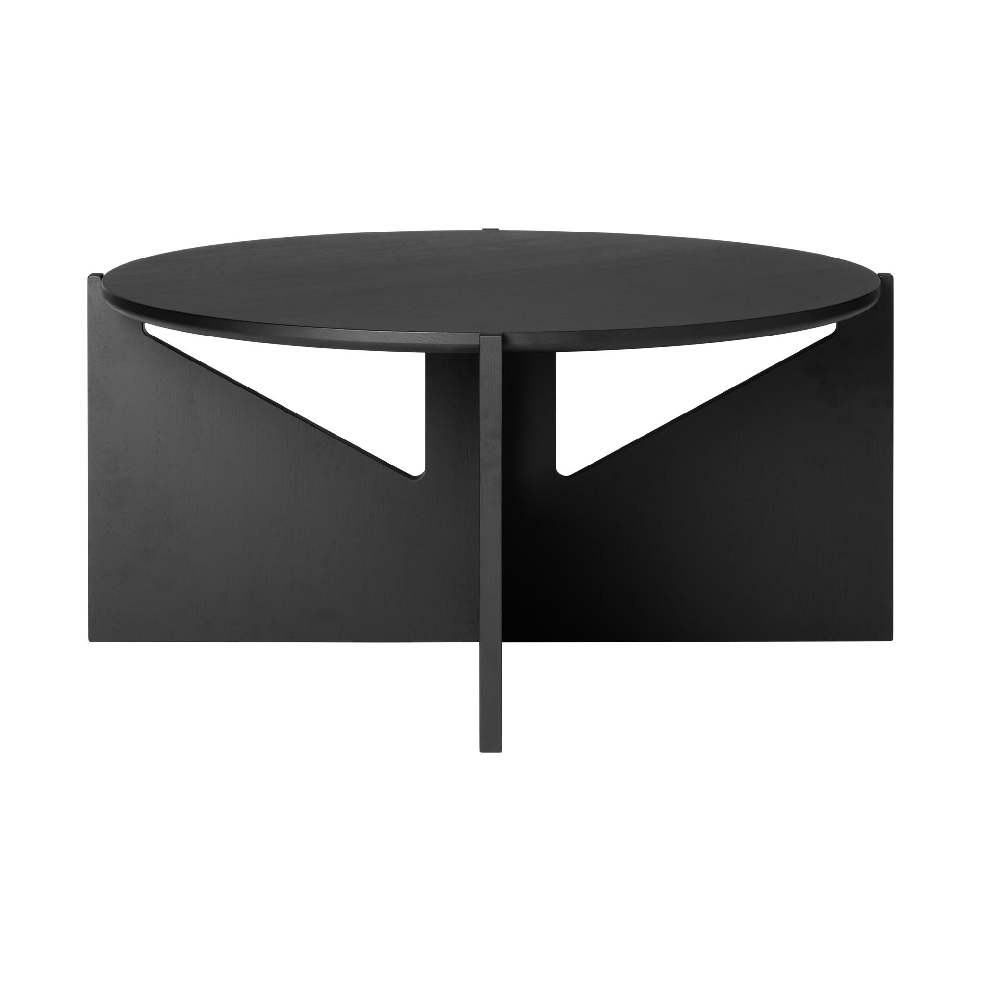 Table Basse Simple XL en Chêne Laqué Noir
