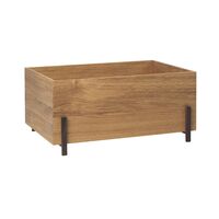 Stapelbare Opbergdozen Geolied Eiken & Walnoot