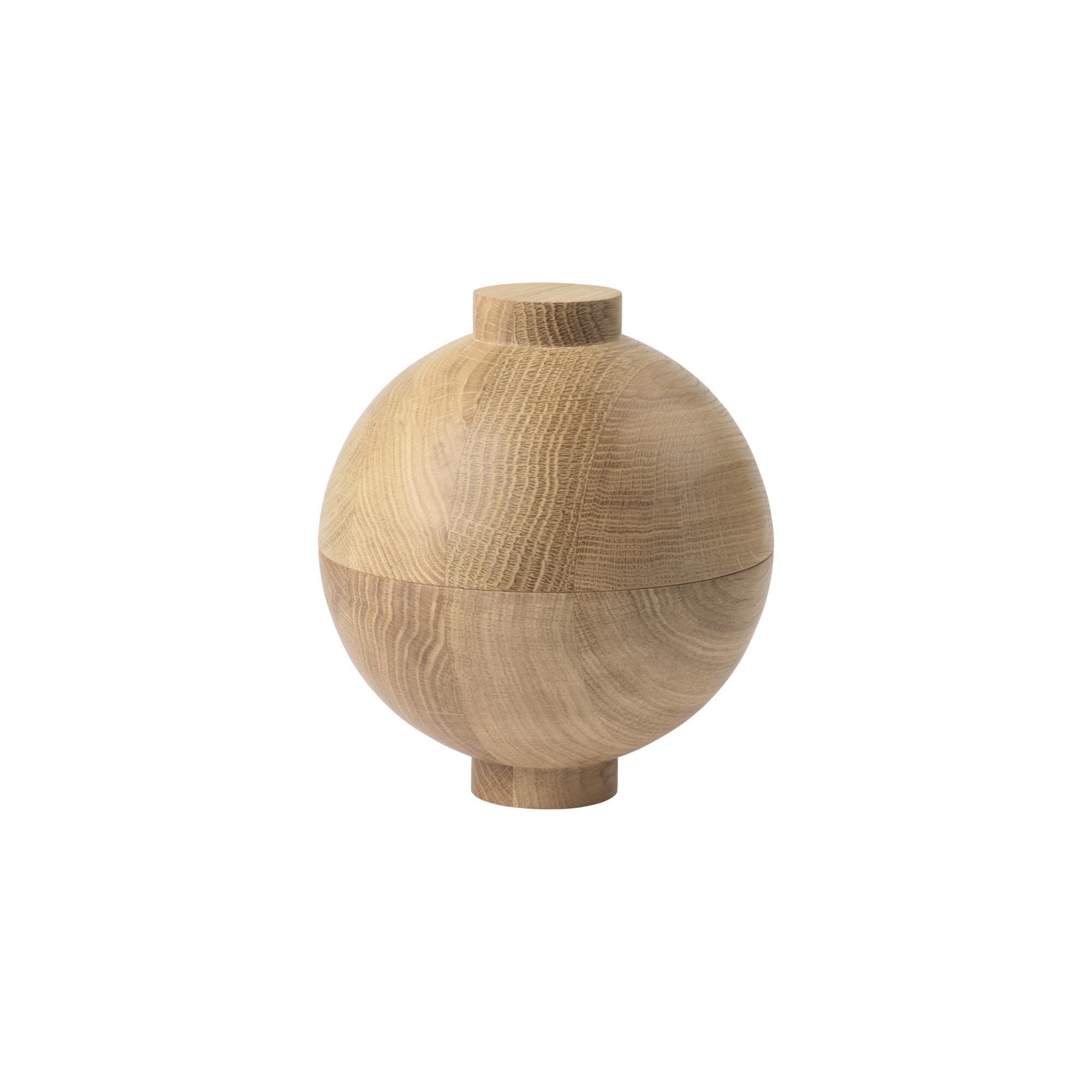 Wooden Sphere Skl Olieret Egetr XL