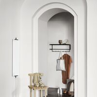 Grid Coat Rack Black