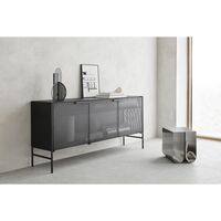 Table D'appoint Grid Noir