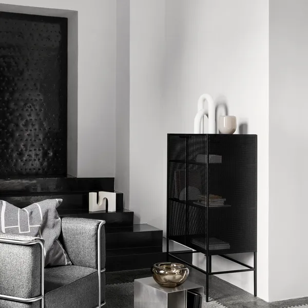 Grid Cabinet Nero