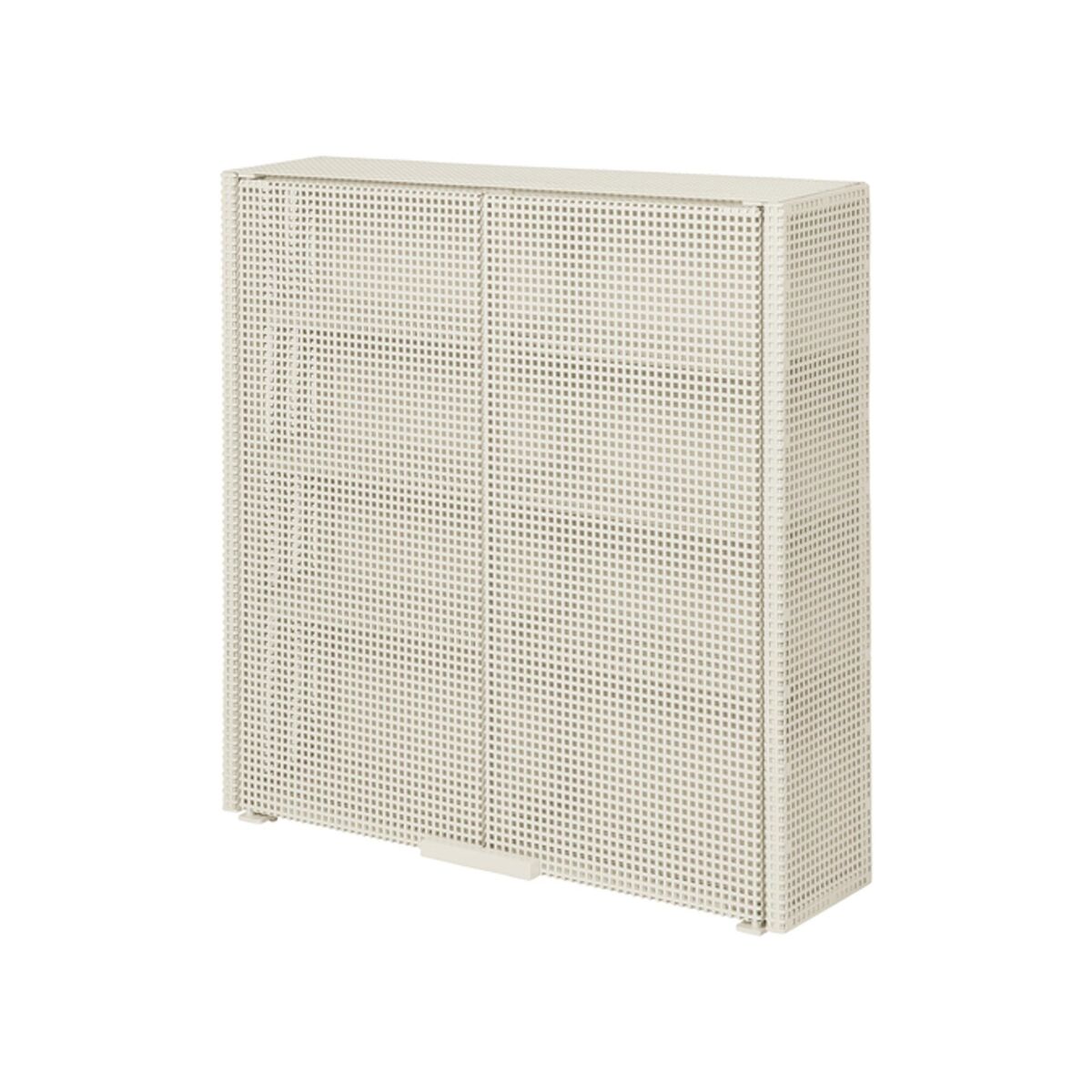 Grid Wall Cabinet Beige