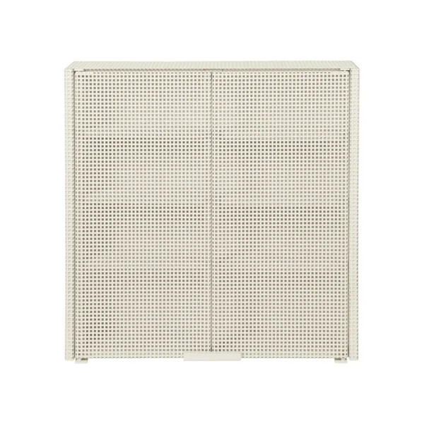 Grid Wall Cabinet Beige