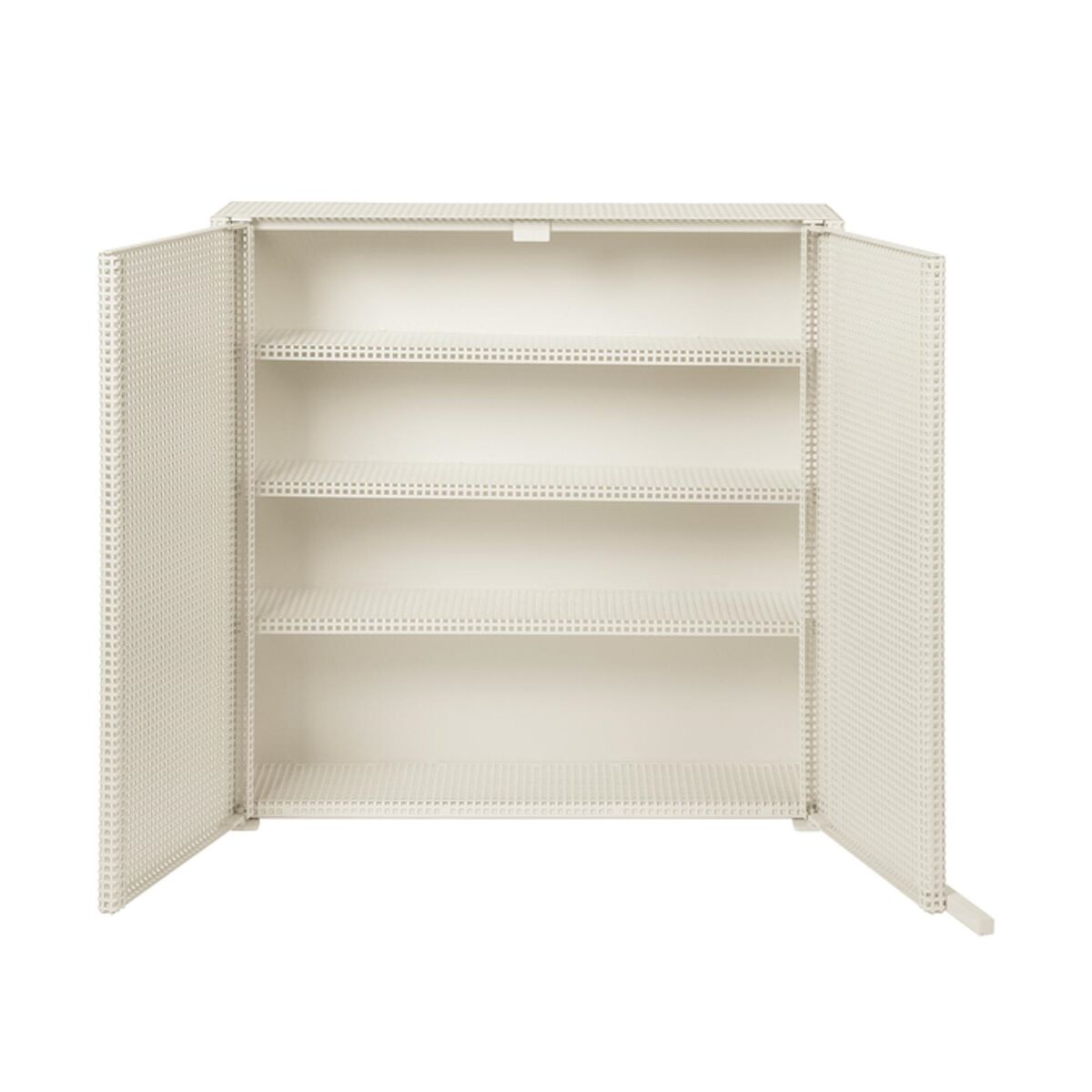 Grid Wall Cabinet Beige