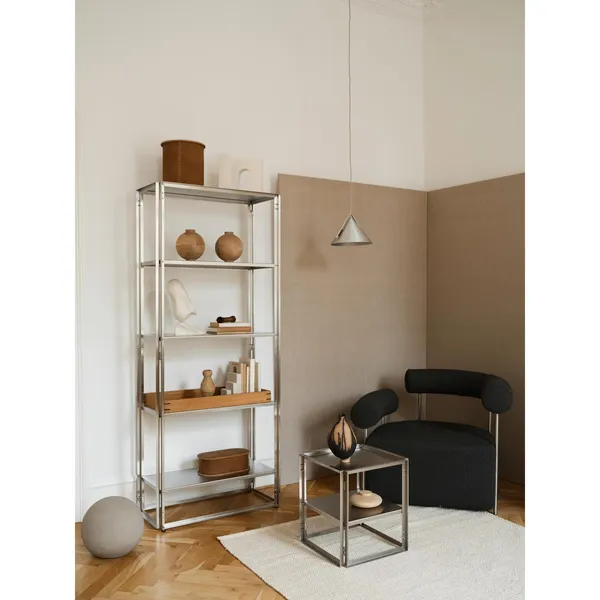 Foldable Side Table Stainless Steel