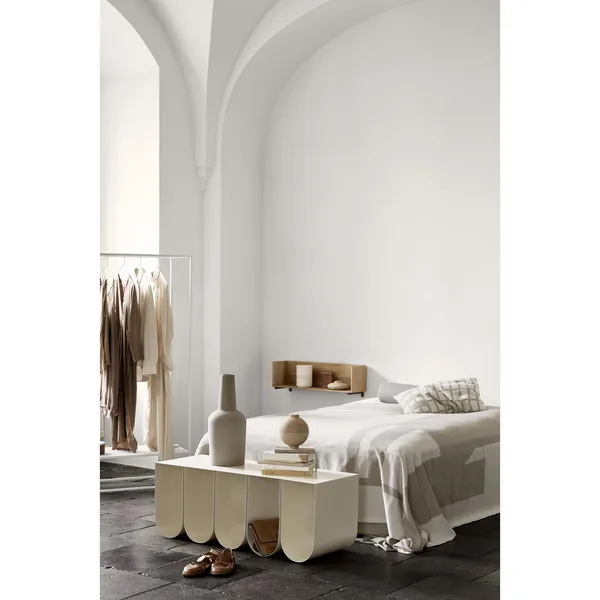 Curved Bench Beige