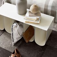Curved Bench Beige