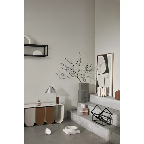 Curved Bench Beige