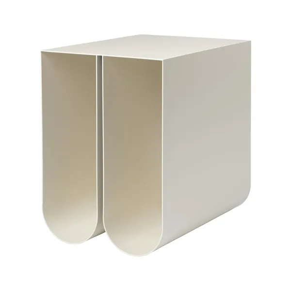 Curved Sofabord Beige