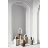 Curved Sofabord Beige