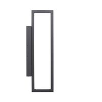 Rectangle Væglampe Sort