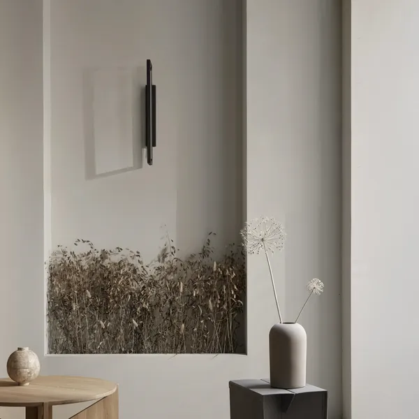 Rectangle Væglampe Sort