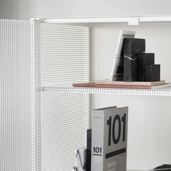Grid Cabinet Beige