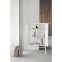 Grid Cabinet Beige