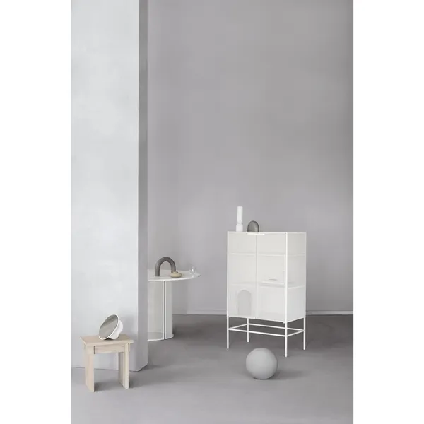 Grid Cabinet Beige