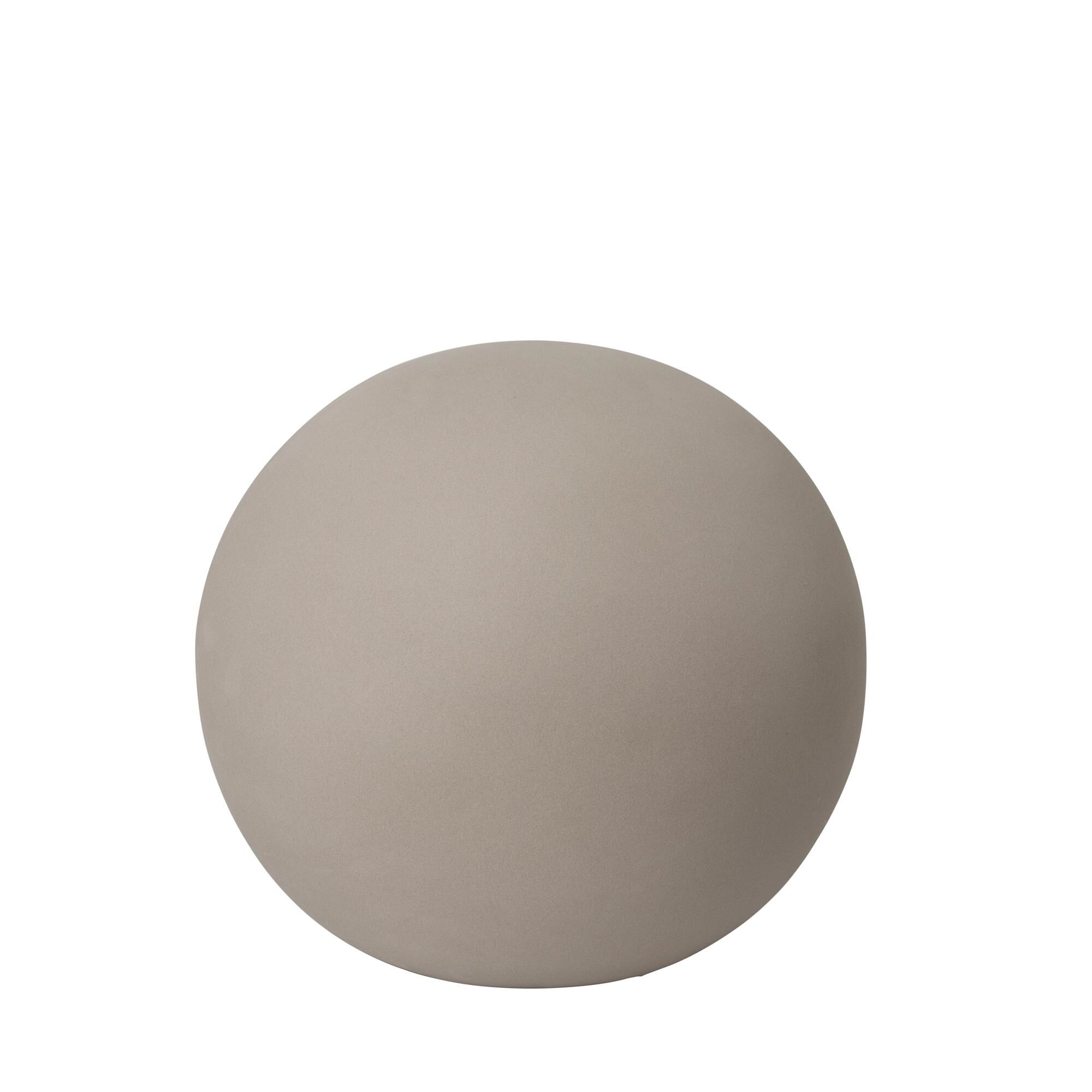 Globe Skulptur Stor Grey Engobe