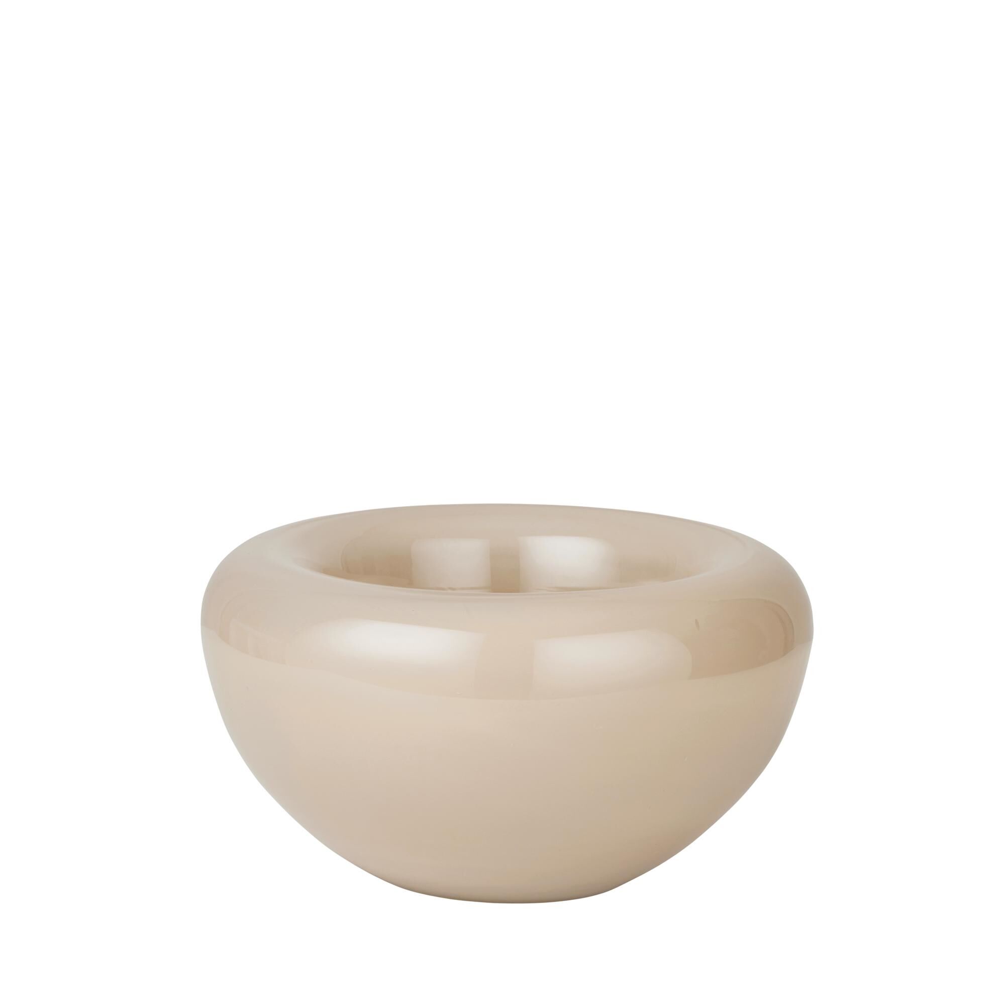 Opal Skål Liten Glass Beige
