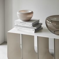 Opalschale, Klein, Glas, Beige