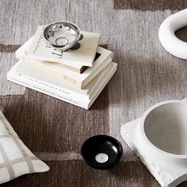 Contemporary Kelim Rug Off-White/ Brown 300 cm
