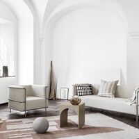 Contemporary Kelim Rug Off-White/ Brown 300 cm