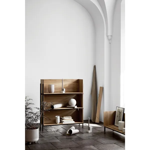 Opal Vaas Groot Beige