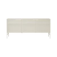 Grid Side Table Beige