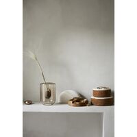 Suede Storage Box Piccolo Beige/Caramello