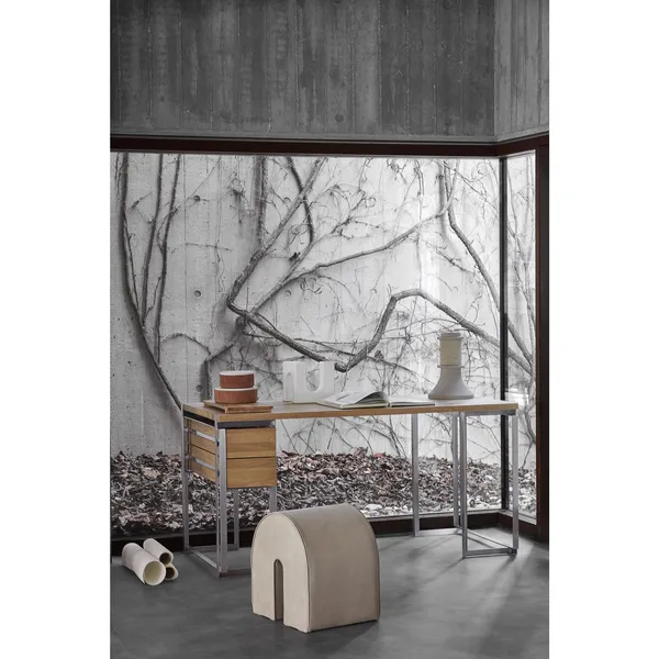 Suède Opbergdoos Groot Beige/Caramel